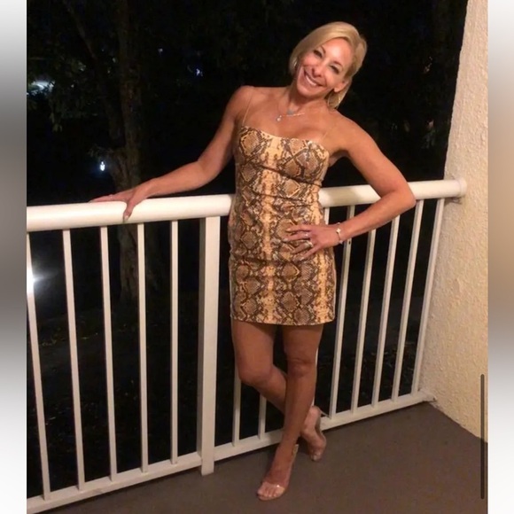 New! Likely Hayley snake- python dress 🐍 sz 6 NWT! - Picture 7 of 16